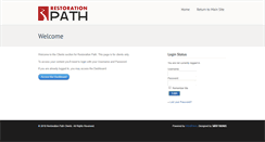 Desktop Screenshot of clients.restorationpath.org